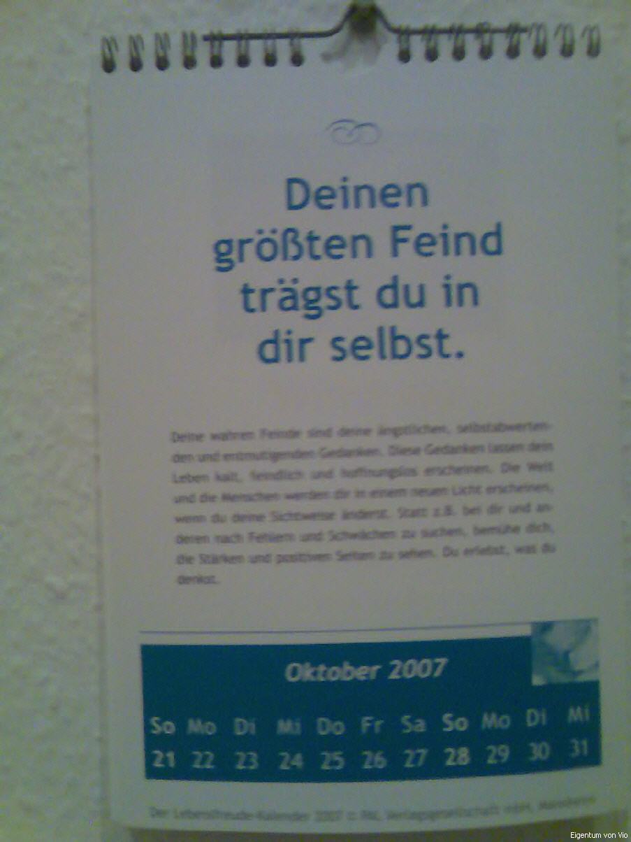 17 Oktober 2007